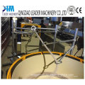 Extrusion flexible de tuyau d&#39;aspiration de PVC Helix faisant la machine